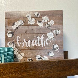 Small Breathe canvas
